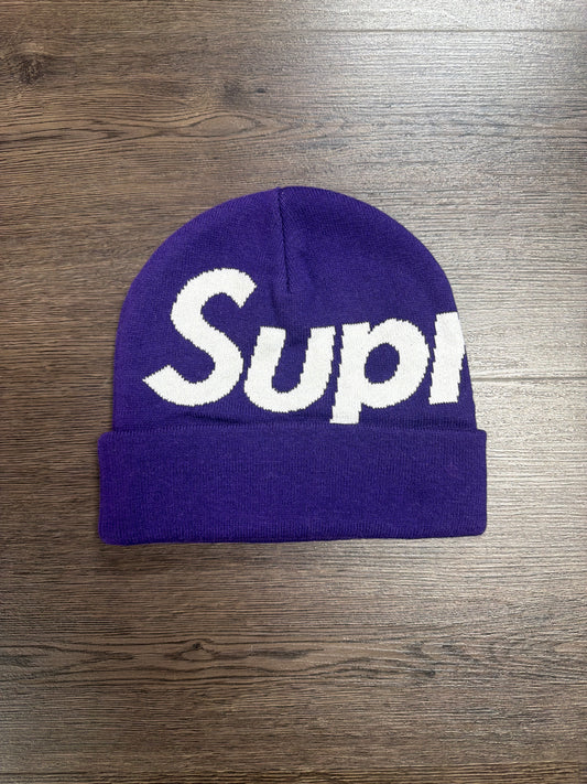 Supreme Purple Big Bogo Beanie