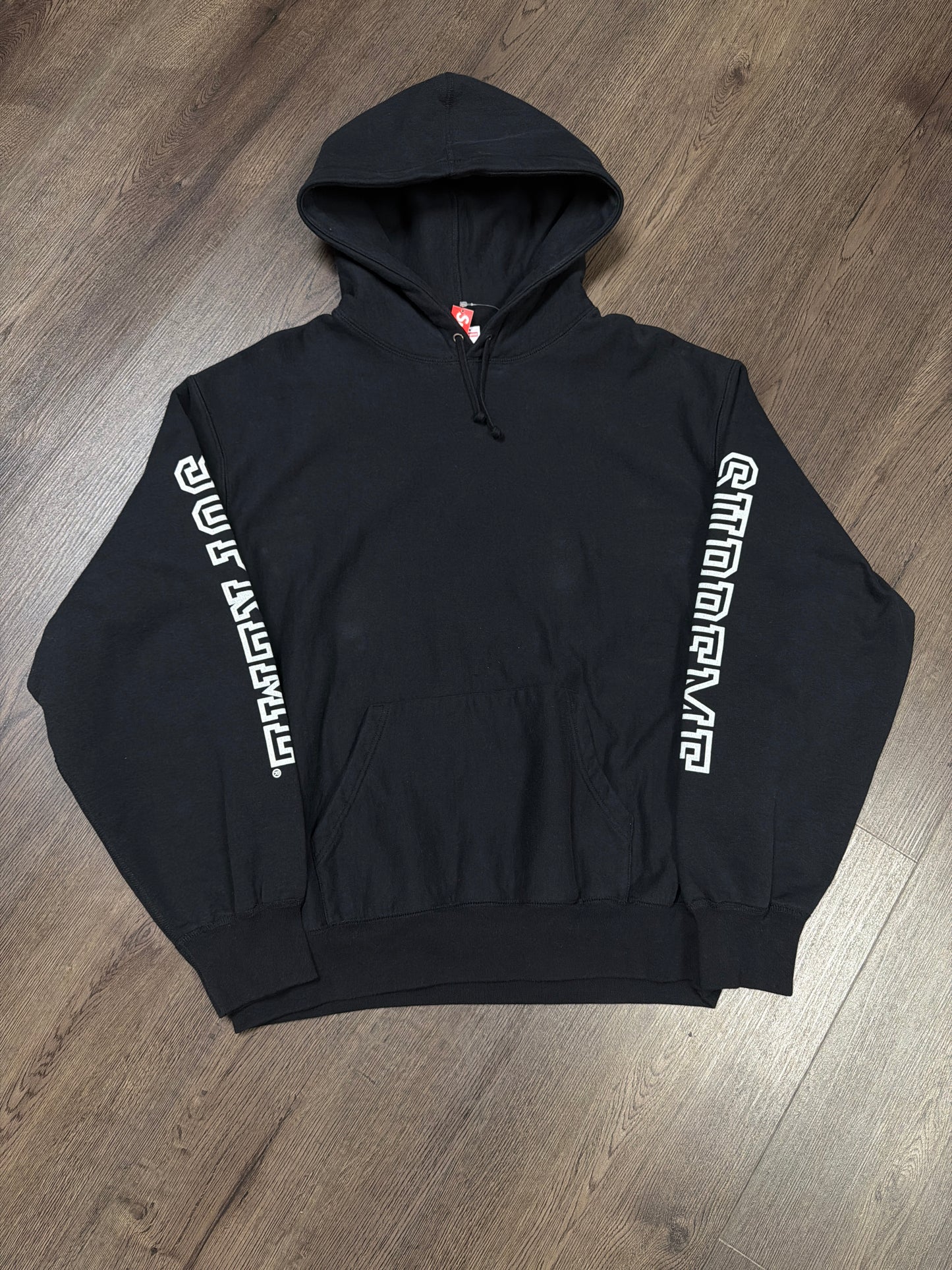 Supreme Black Paneled Hoodie