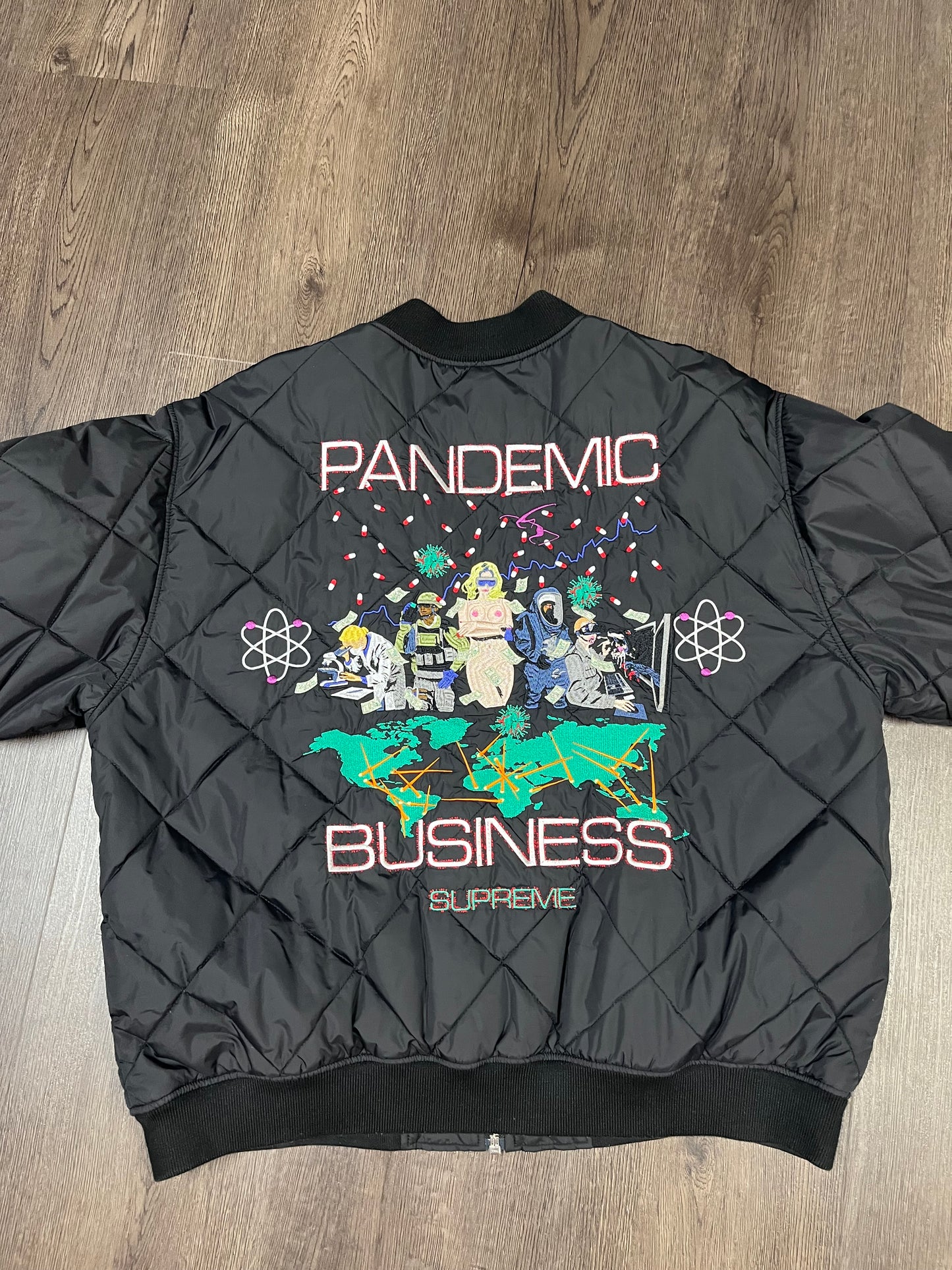 Supreme Pandemic Business Zip Up Jacket