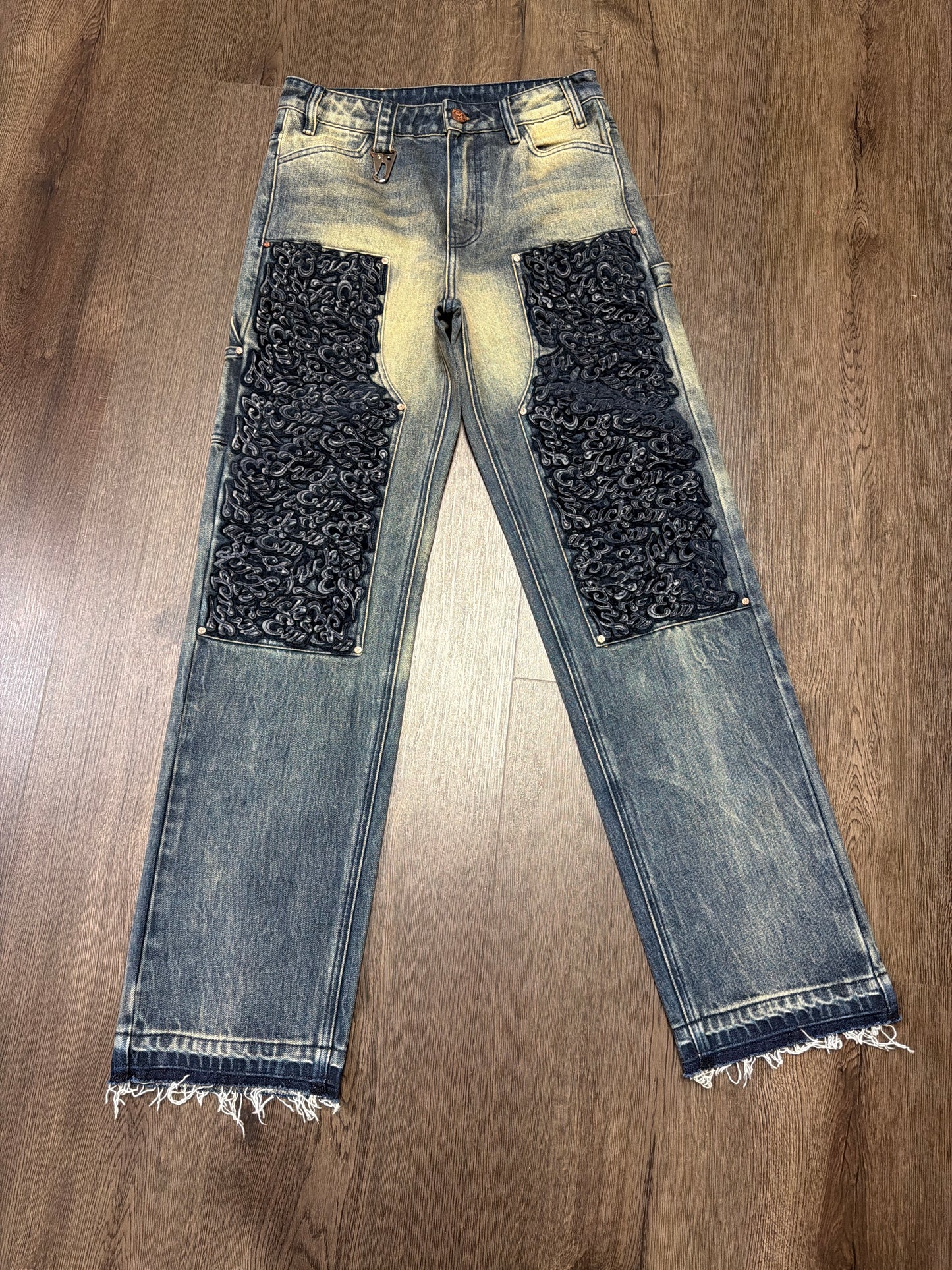 Fuck Em Navy Carpenter Jeans