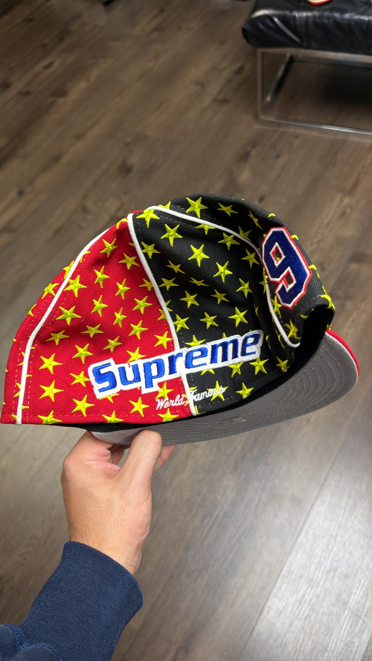 Supreme x Mitchell & Ness Bullets Fitted Cap