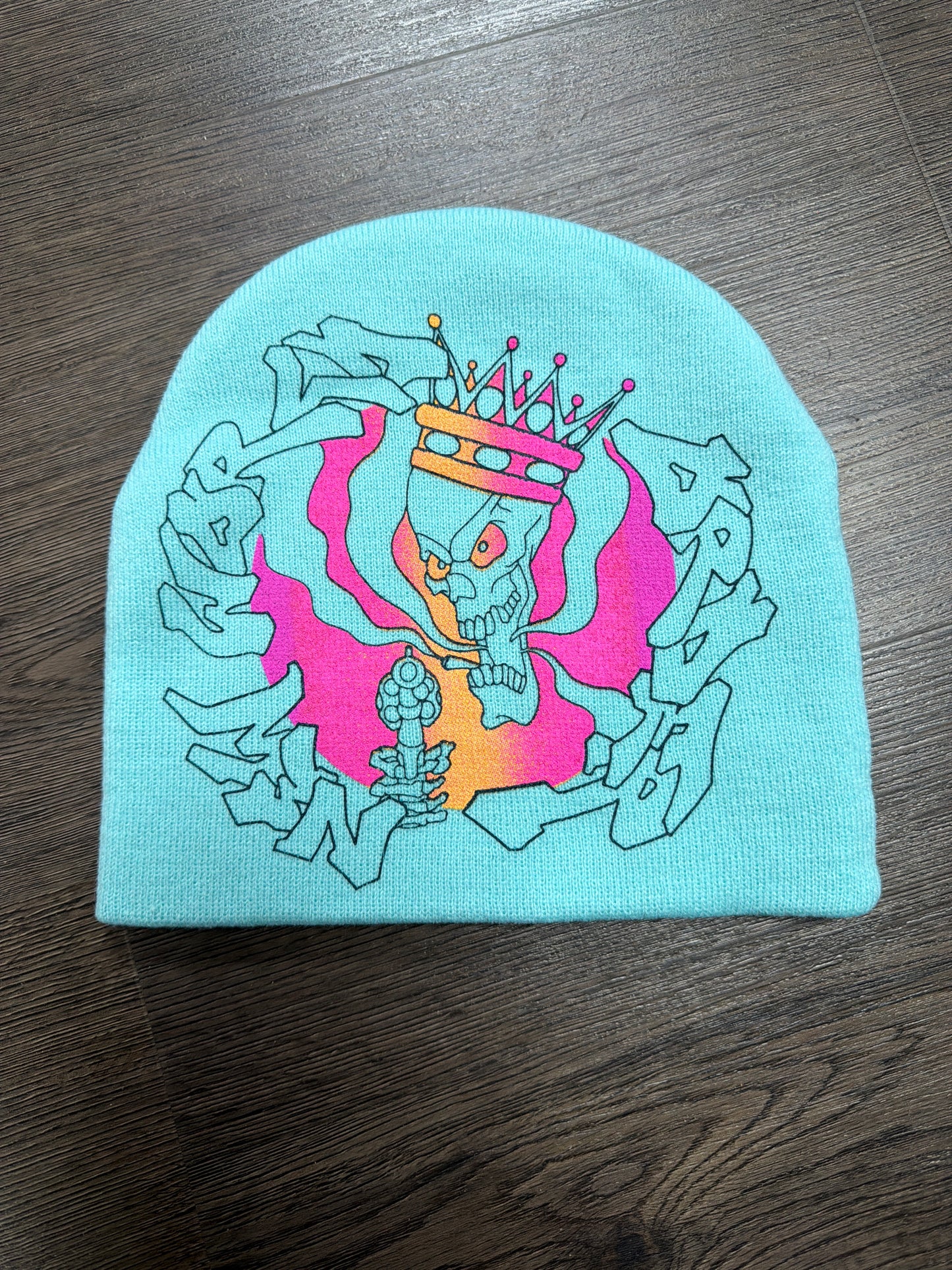 Supreme World Order Teal Beanie