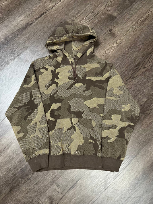 Supreme Jacquard Brown Camo Hoodie