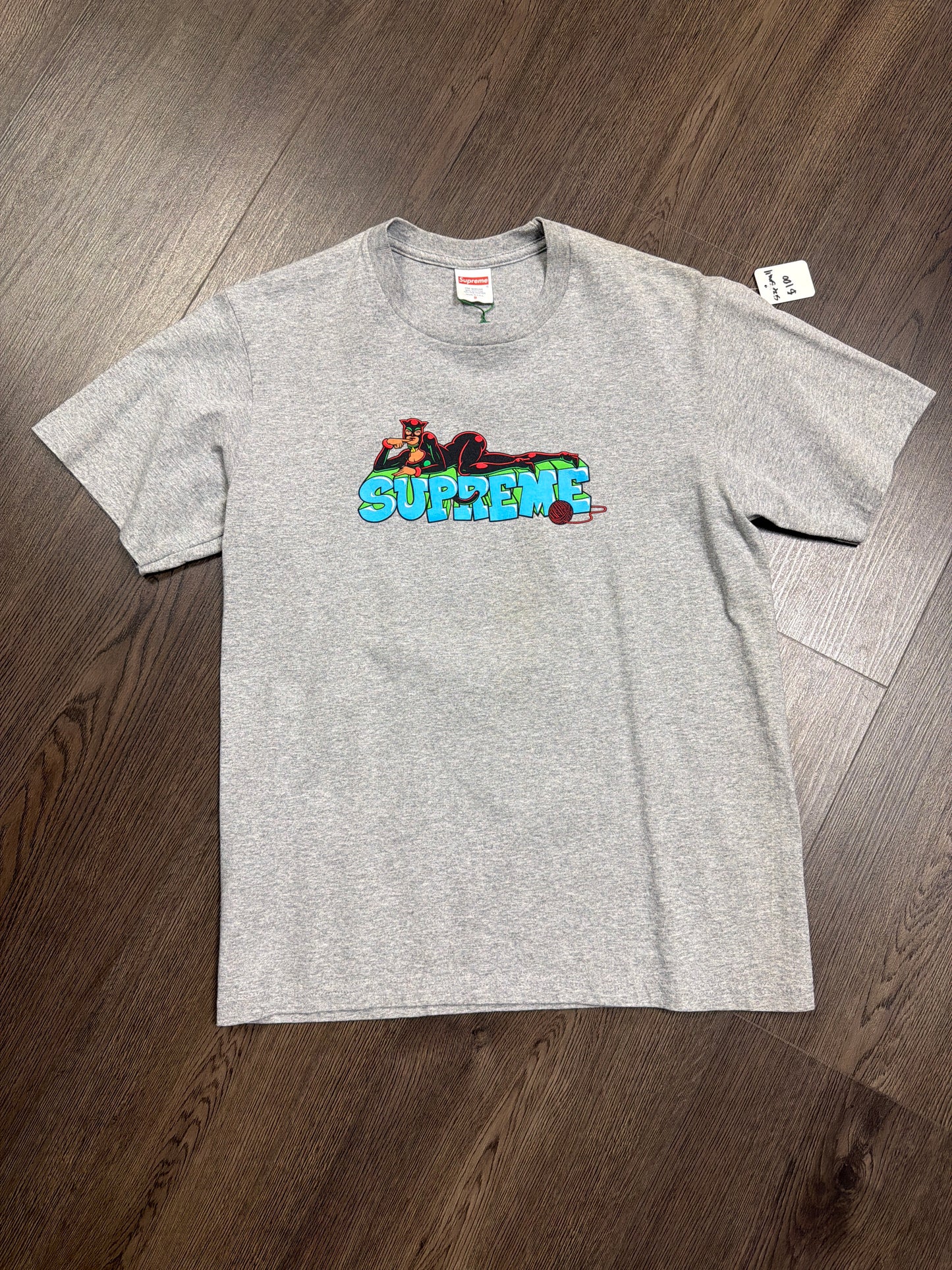Supreme Catwoman Grey Tee