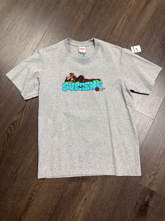 Supreme Catwoman Grey Tee