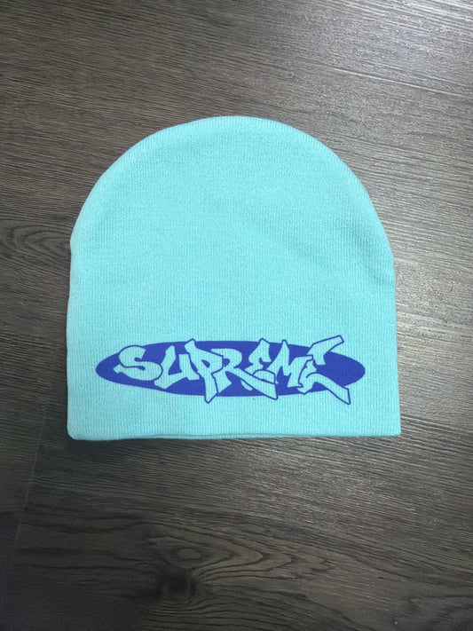 Supreme World Order Teal Beanie