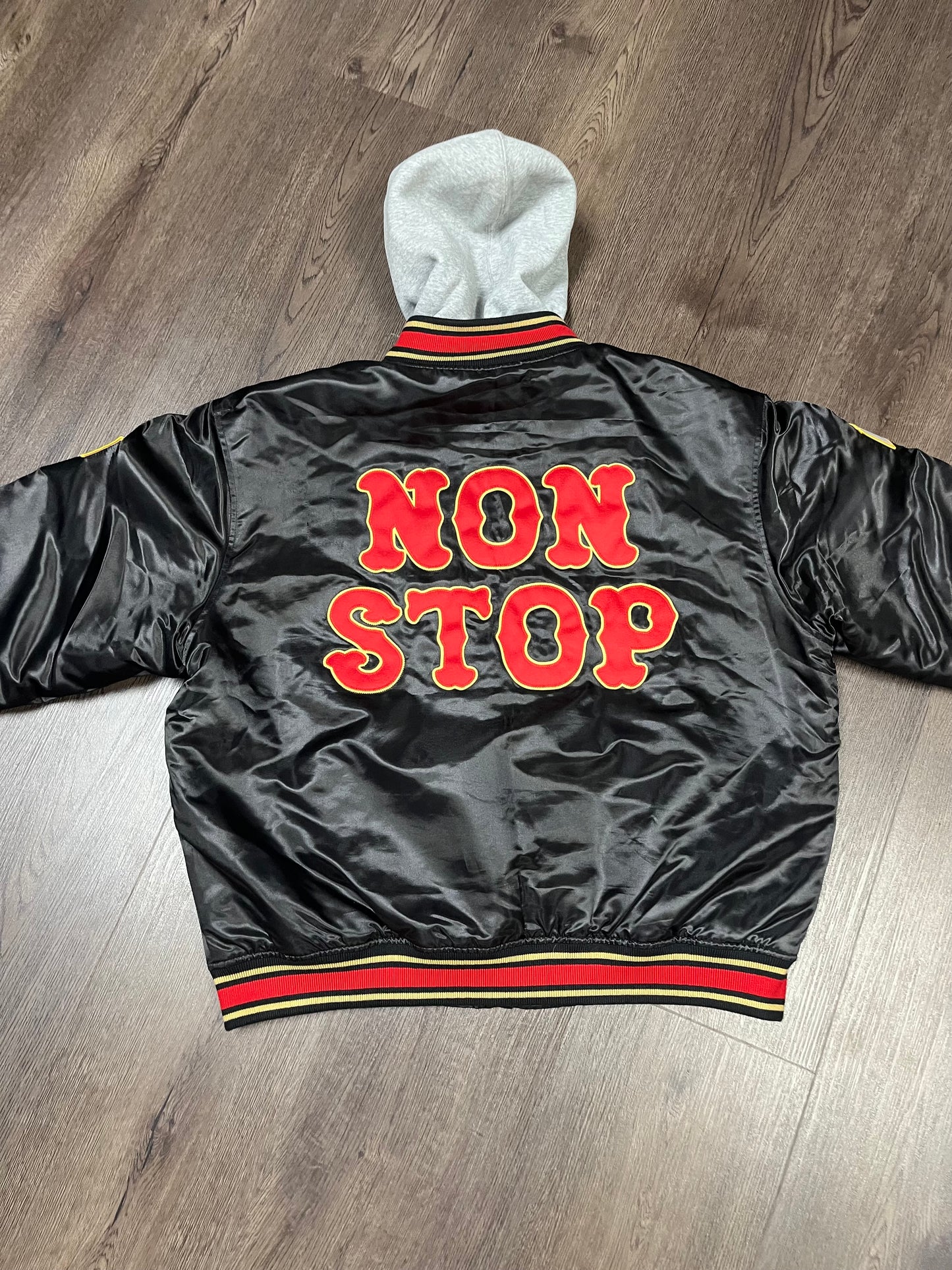 Supreme Homerun Satin Varsity Jacket