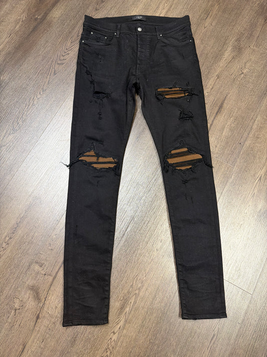 Amiri MX 1 Brown Patch