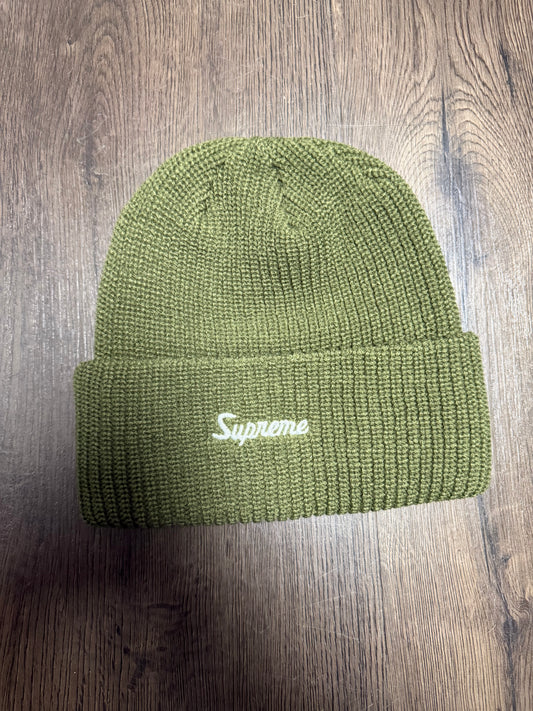 Supreme Olive Green Loose Gauge Beanie
