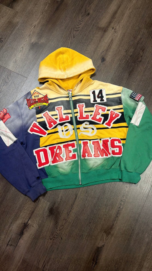 Valley Dreams Collage Zip Up