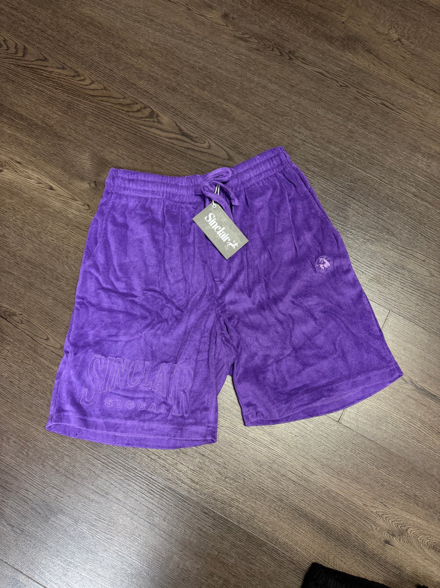 Sinclair Purple Terry Shorts