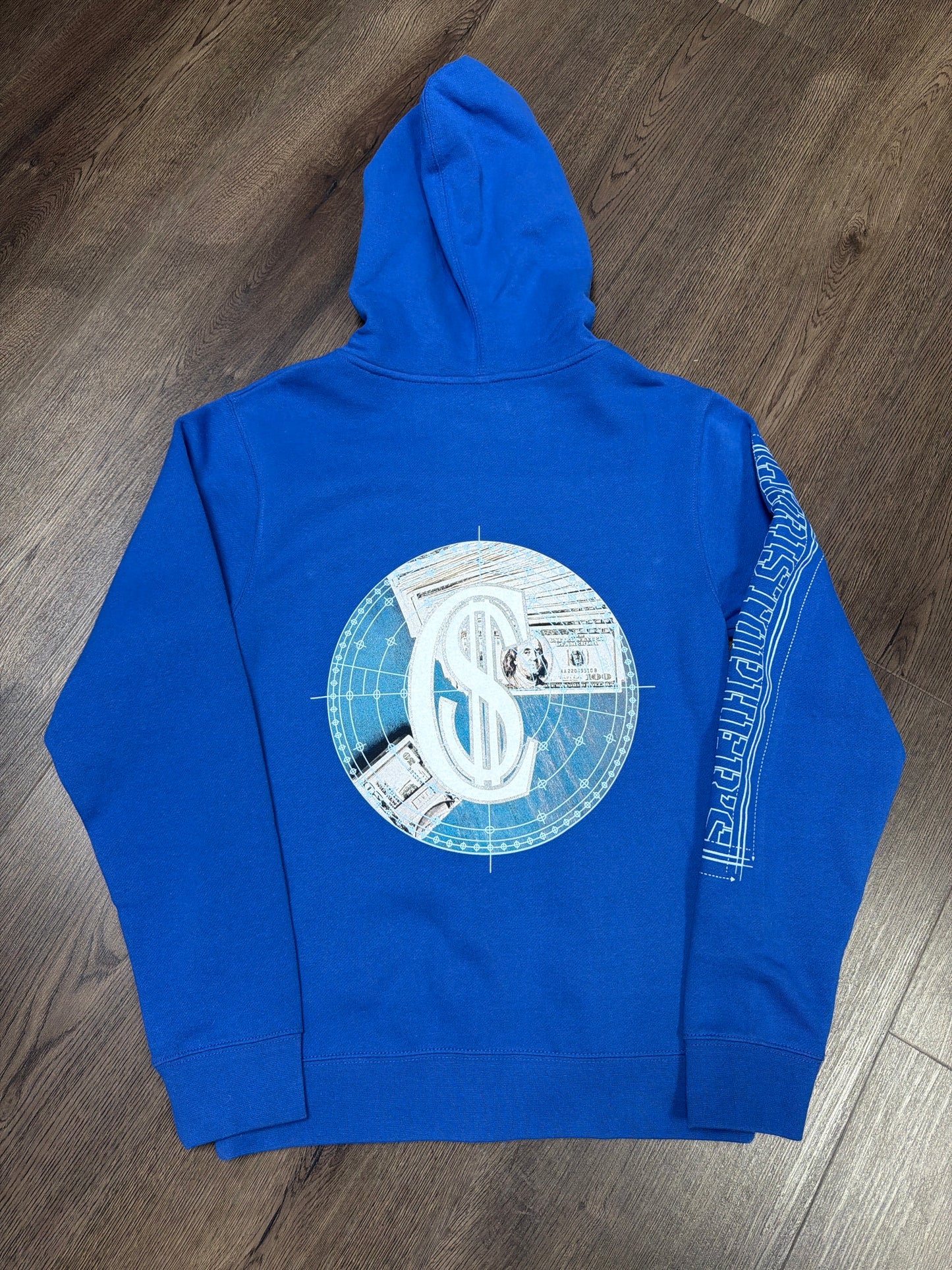 Chris Smokes $ Target Blue Zip Up
