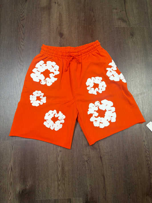 Denim Tear Orange Shorts