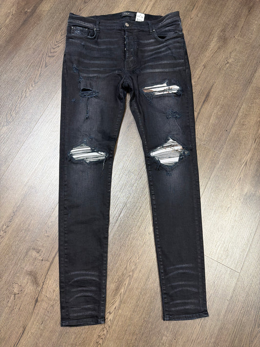 Amiri MX 1 Brown White Marble Patch