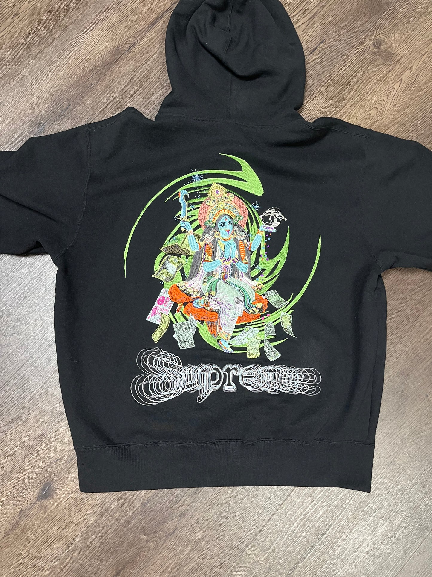 Supreme Lakshmi Black Zip Up