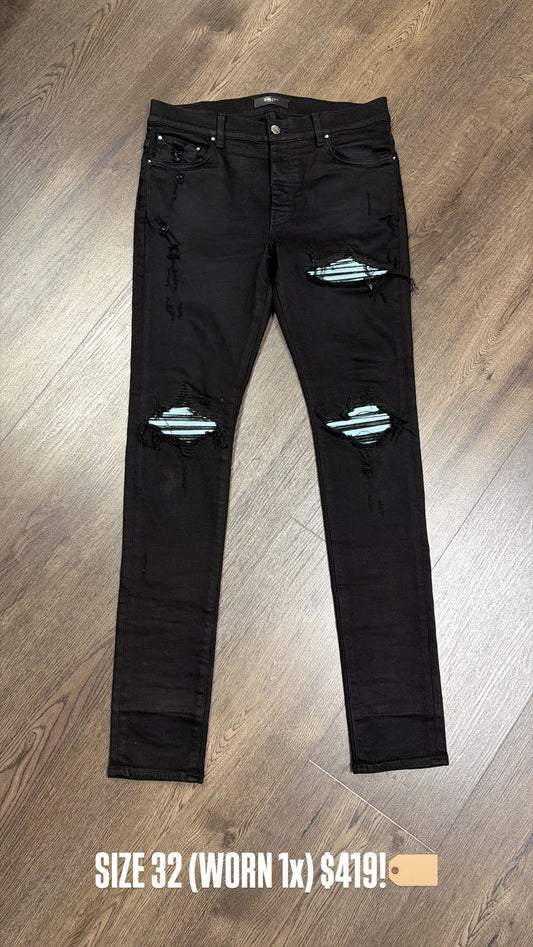 Amiri MX 1 Ice Blue Patch