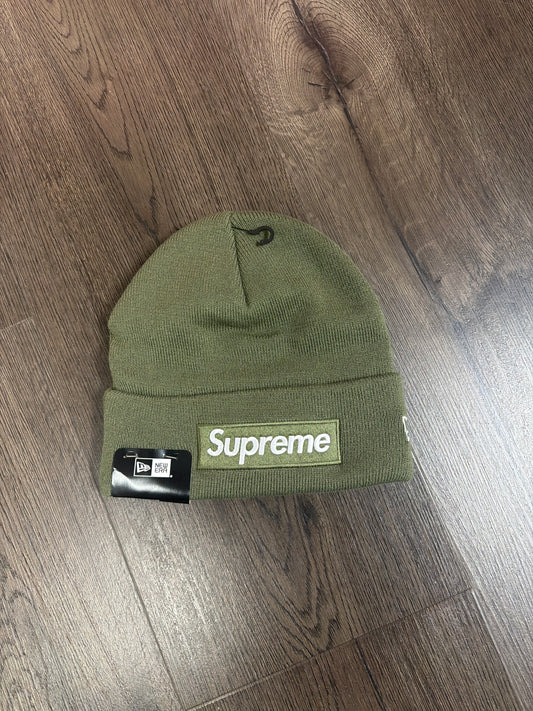 Supreme Olive Green Box Logo Beanie