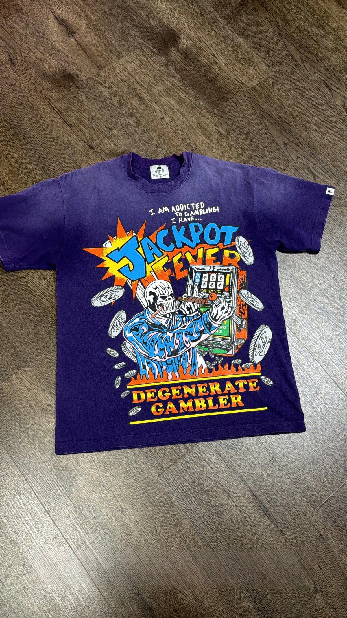 Warren Lotas Purple Gambling Tee