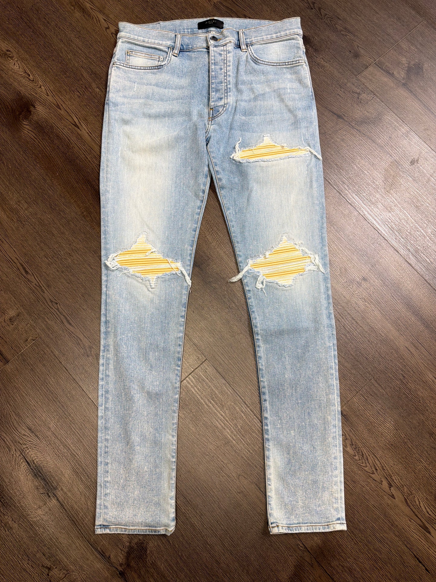Amiri MX 1 Yellow Patch