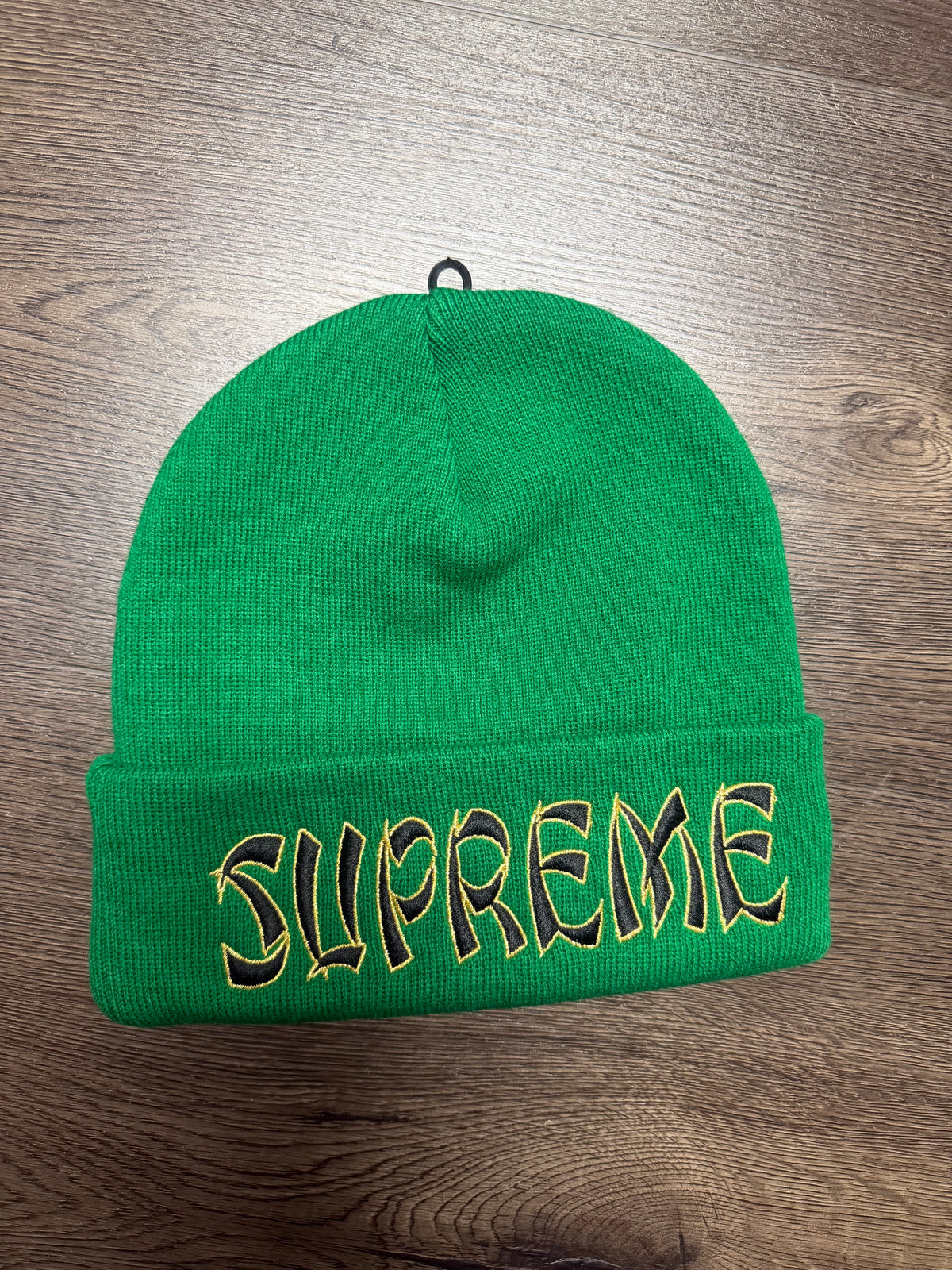 Supreme Green Action Beanie