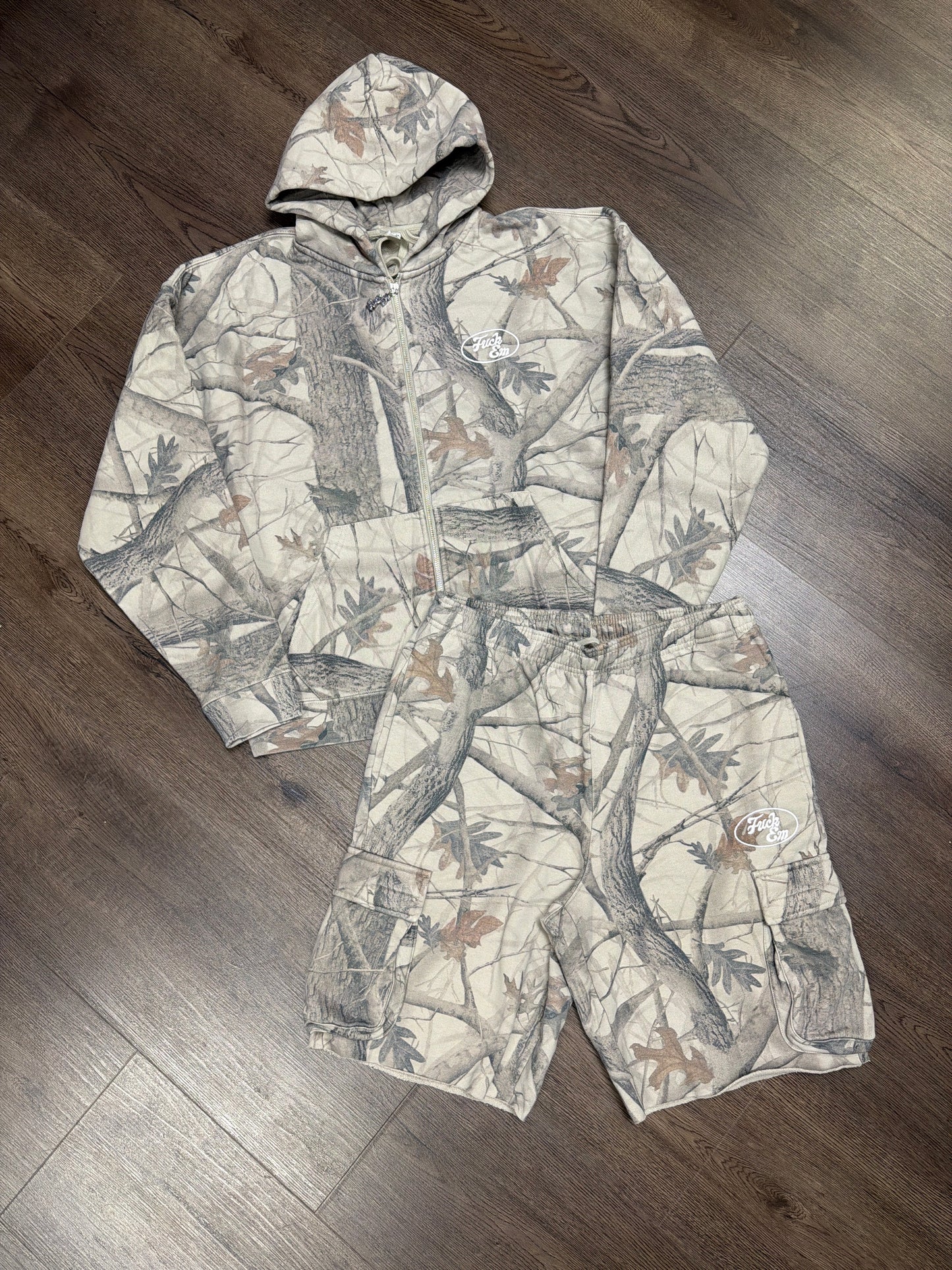 Fuck Em Camo Short Set