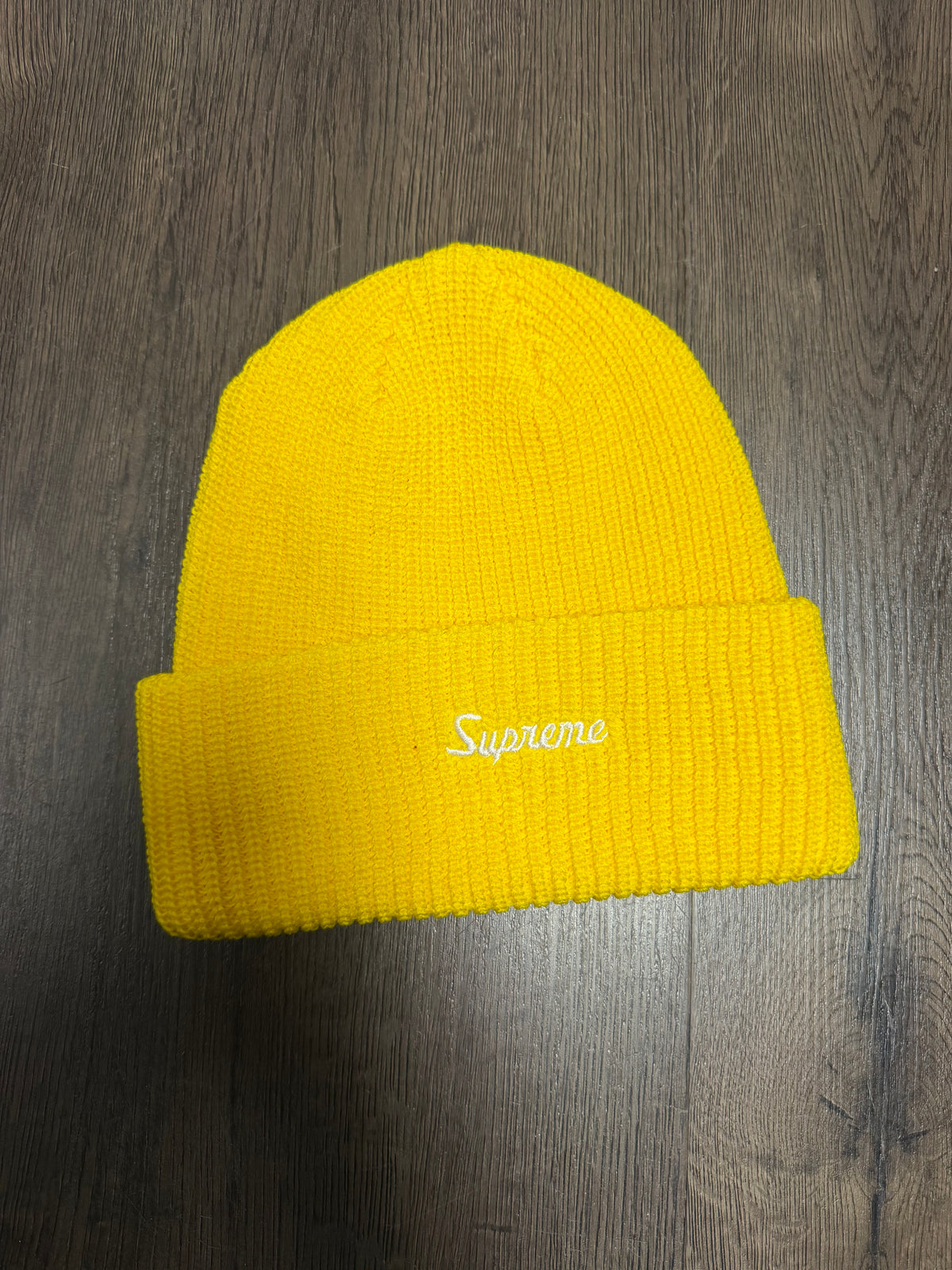 Supreme Yellow Loose Gauge Beanie