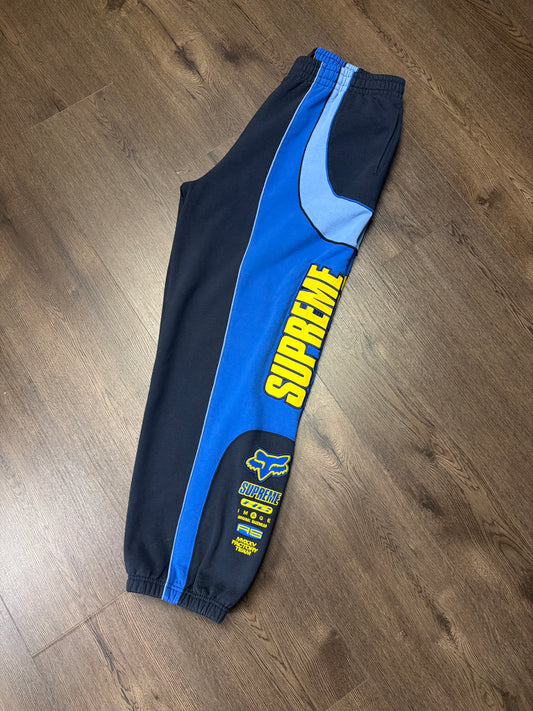 Supreme Fox Racing Blue Yellow Pants
