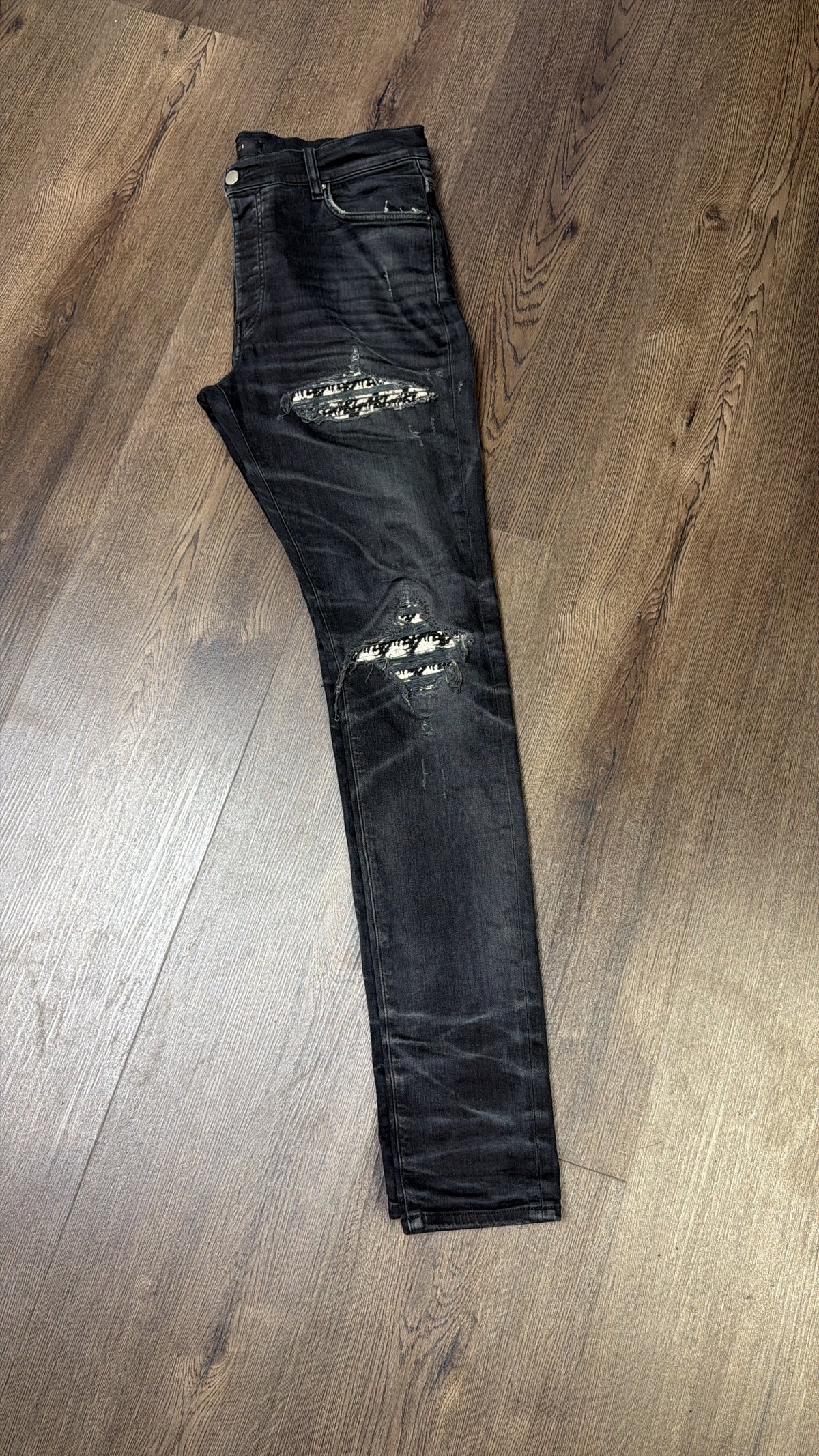 Amiri MX 1 Black White Patch
