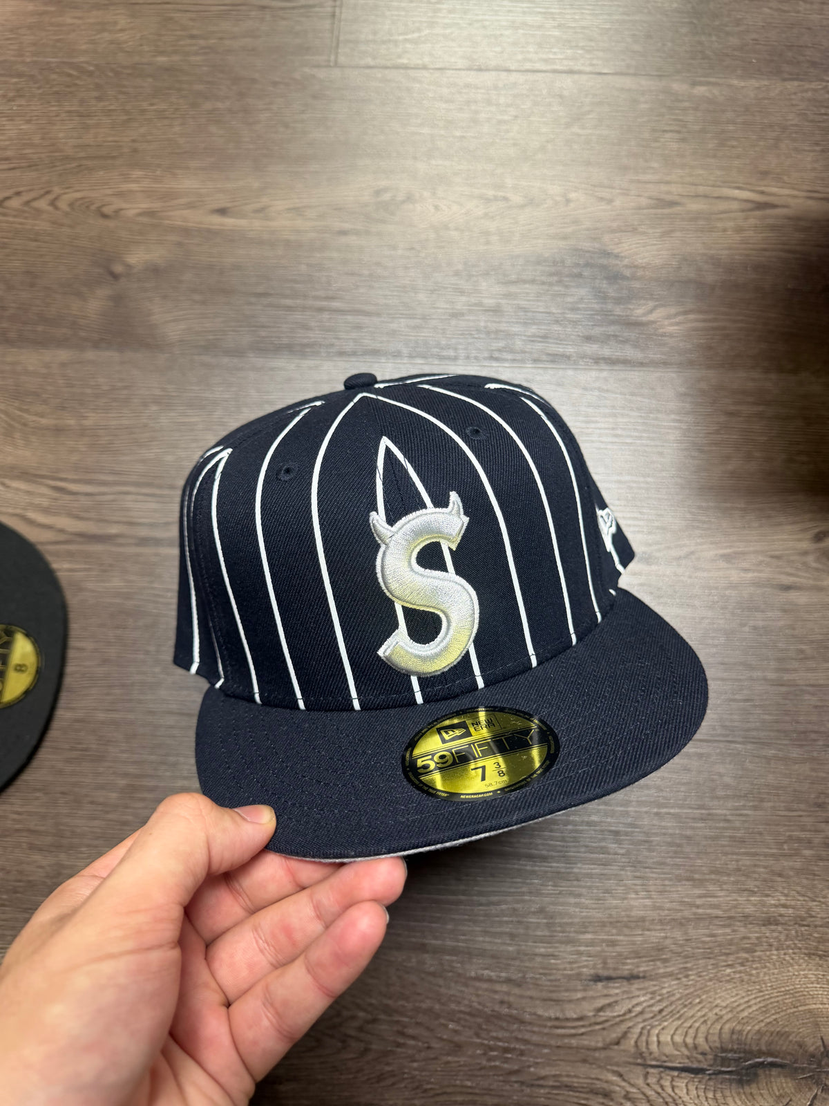 Supreme S Devil Striped Fitted