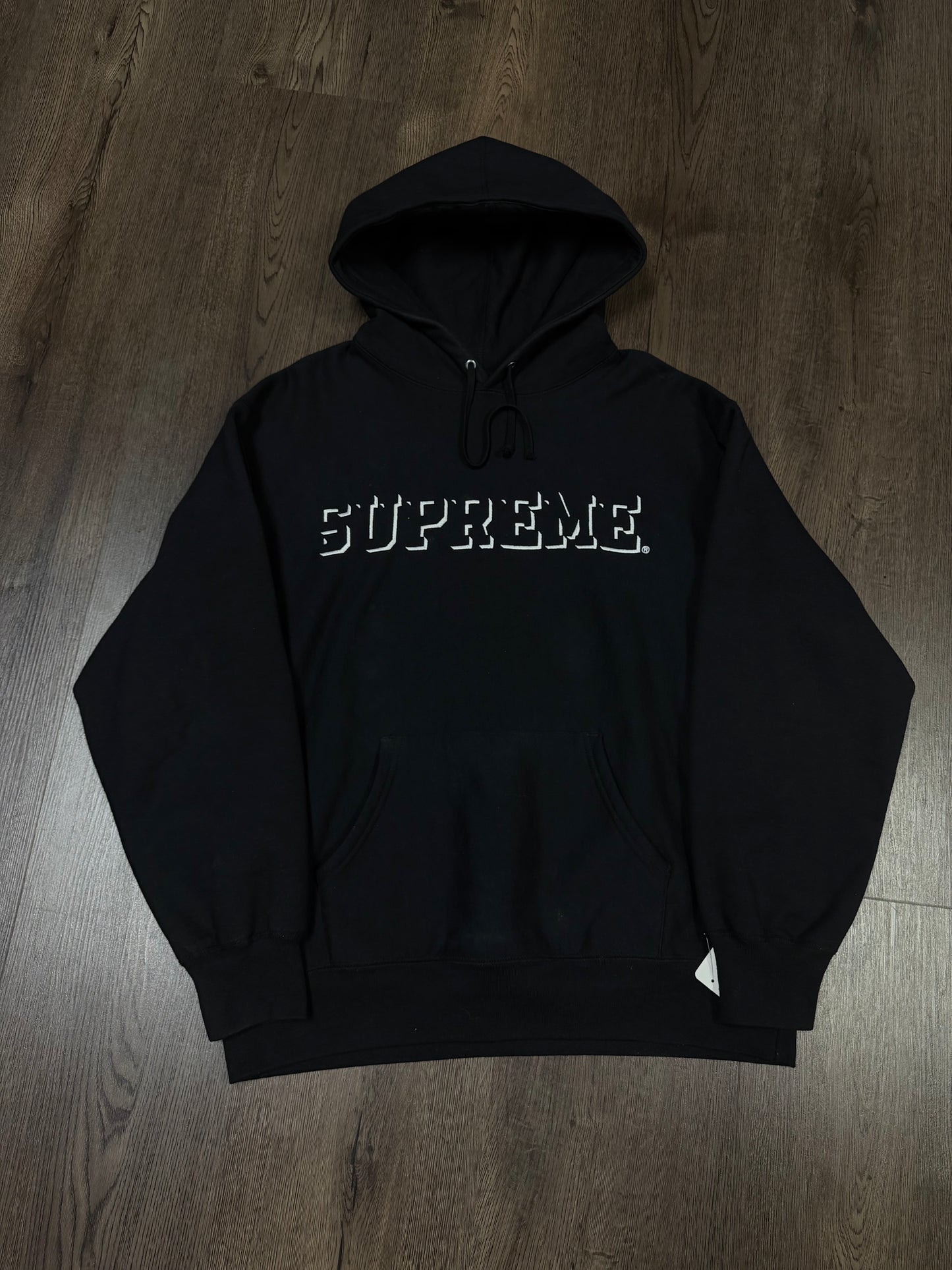 Supreme Drop Shadow Black Hoodie