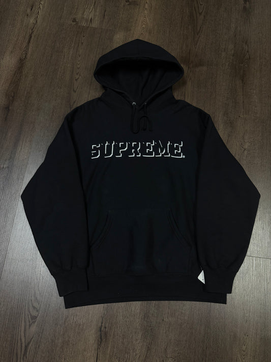 Supreme Drop Shadow Black Hoodie