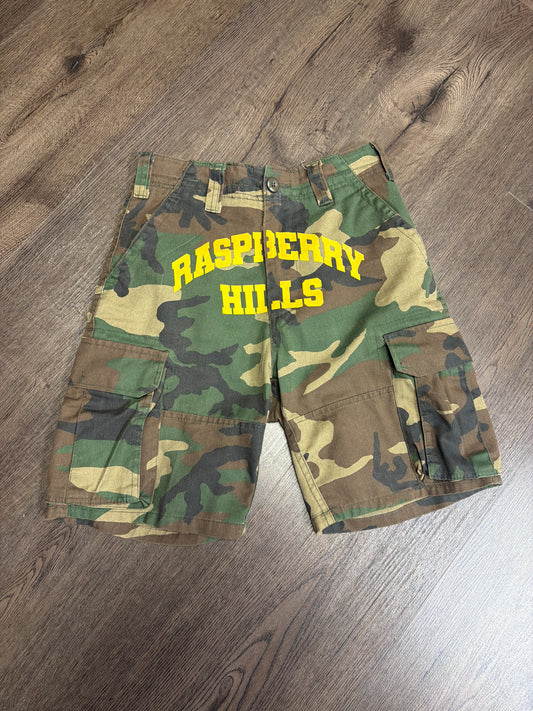 Raspberry Hills Camo Shorts