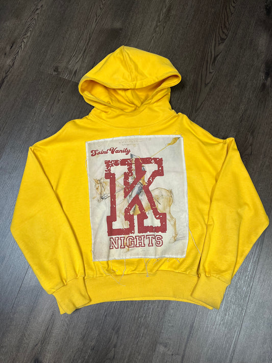 Saint Vanity Yellow/Red Cutout Hoodie
