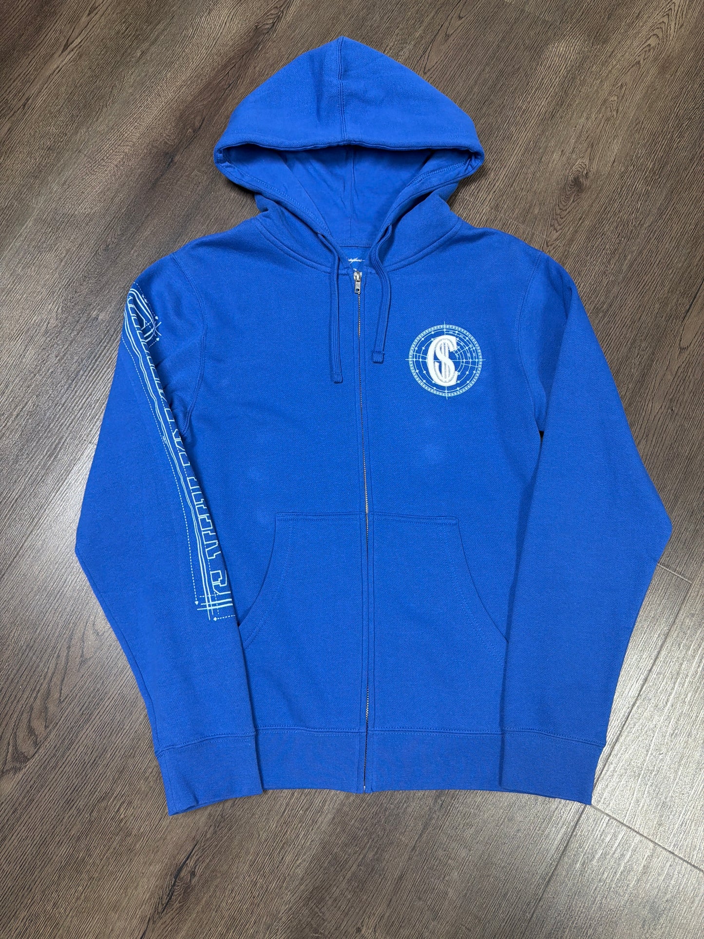 Chris Smokes $ Target Blue Zip Up