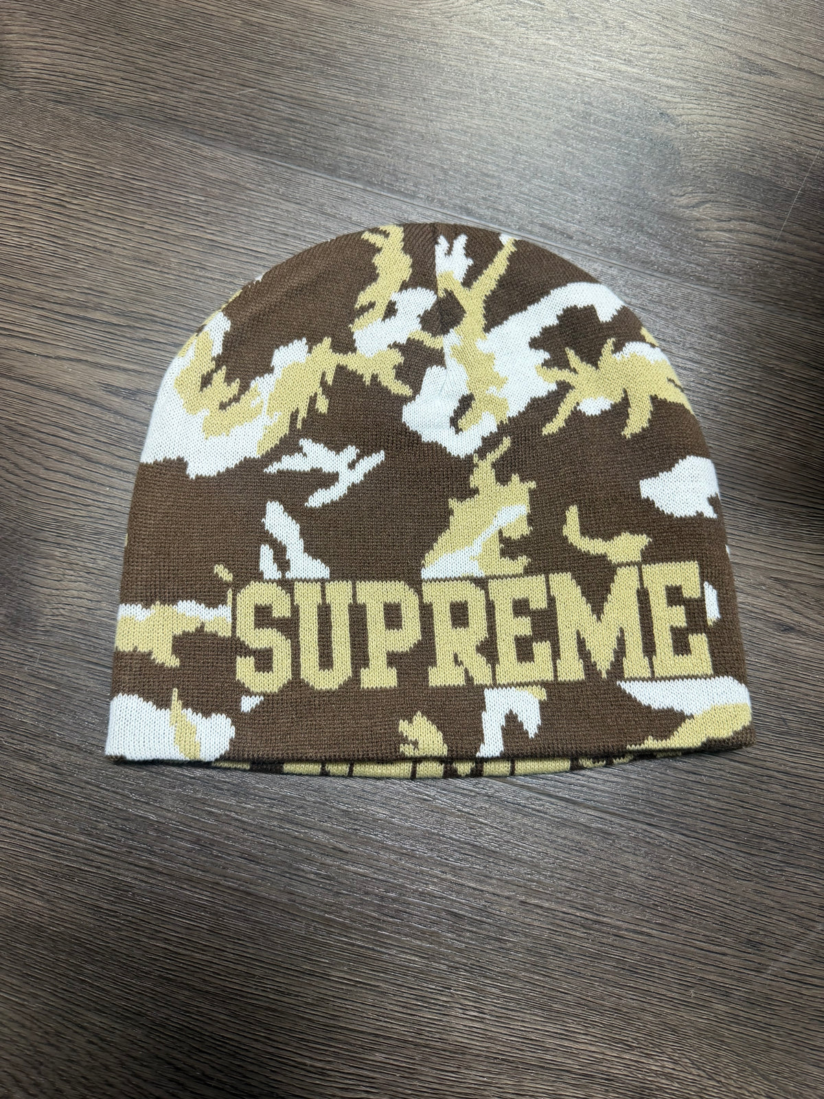 Supreme Brown Camo Beanie