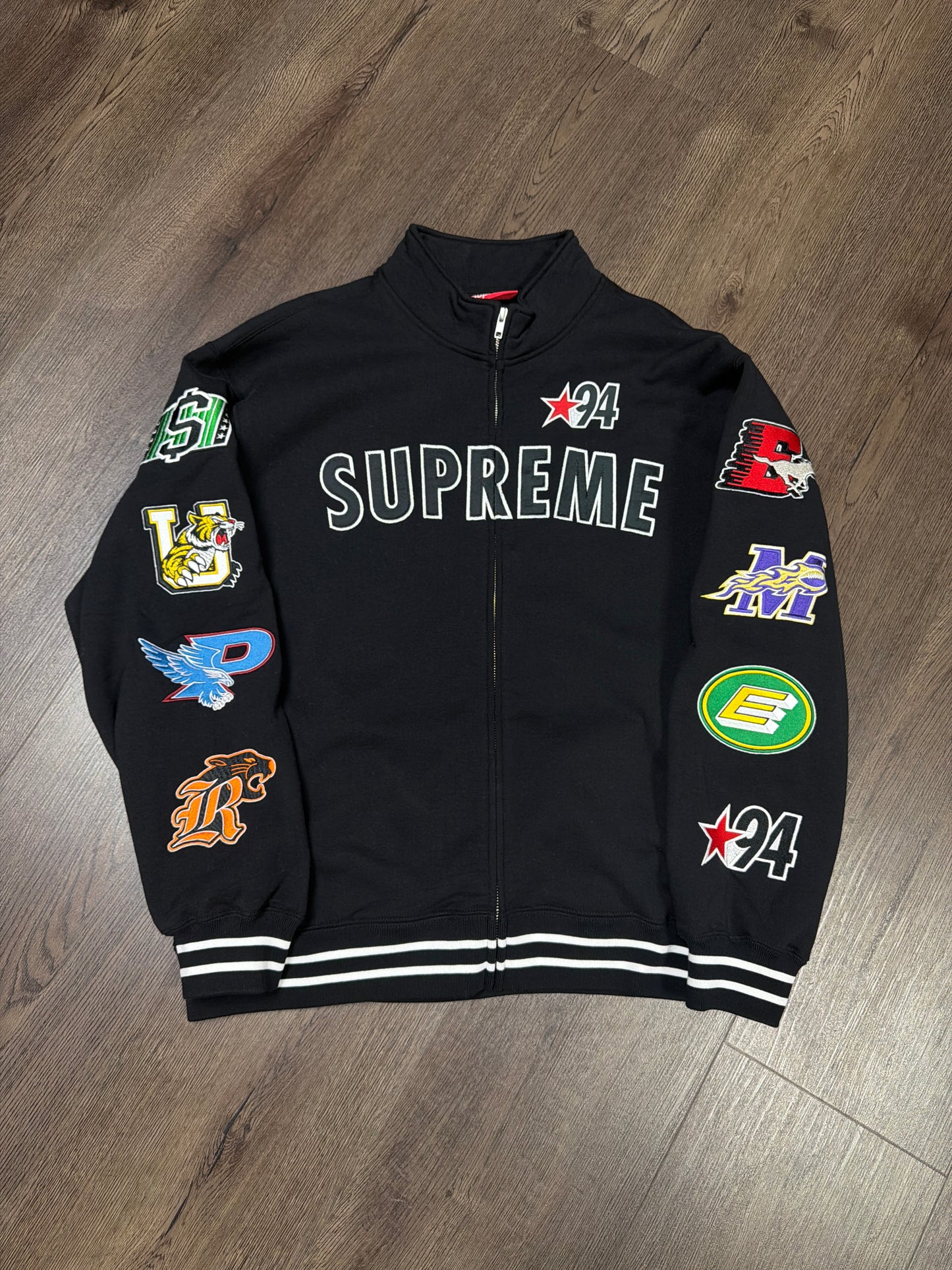 Supreme Black Mascots Zip Up