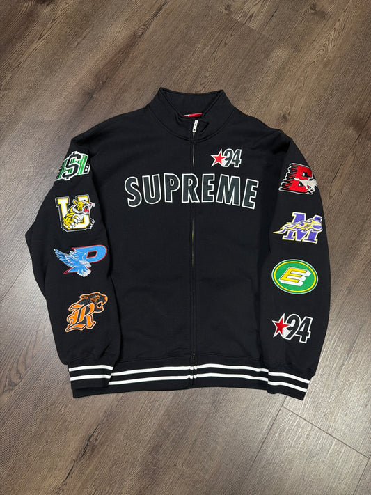Supreme Black Mascots Zip Up
