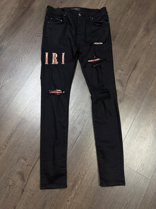 Amiri MX 1 Red Marble Patch