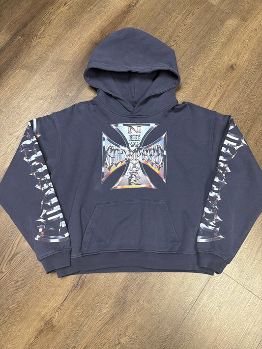 Godspeed Chrome Motto Navy Hoodie