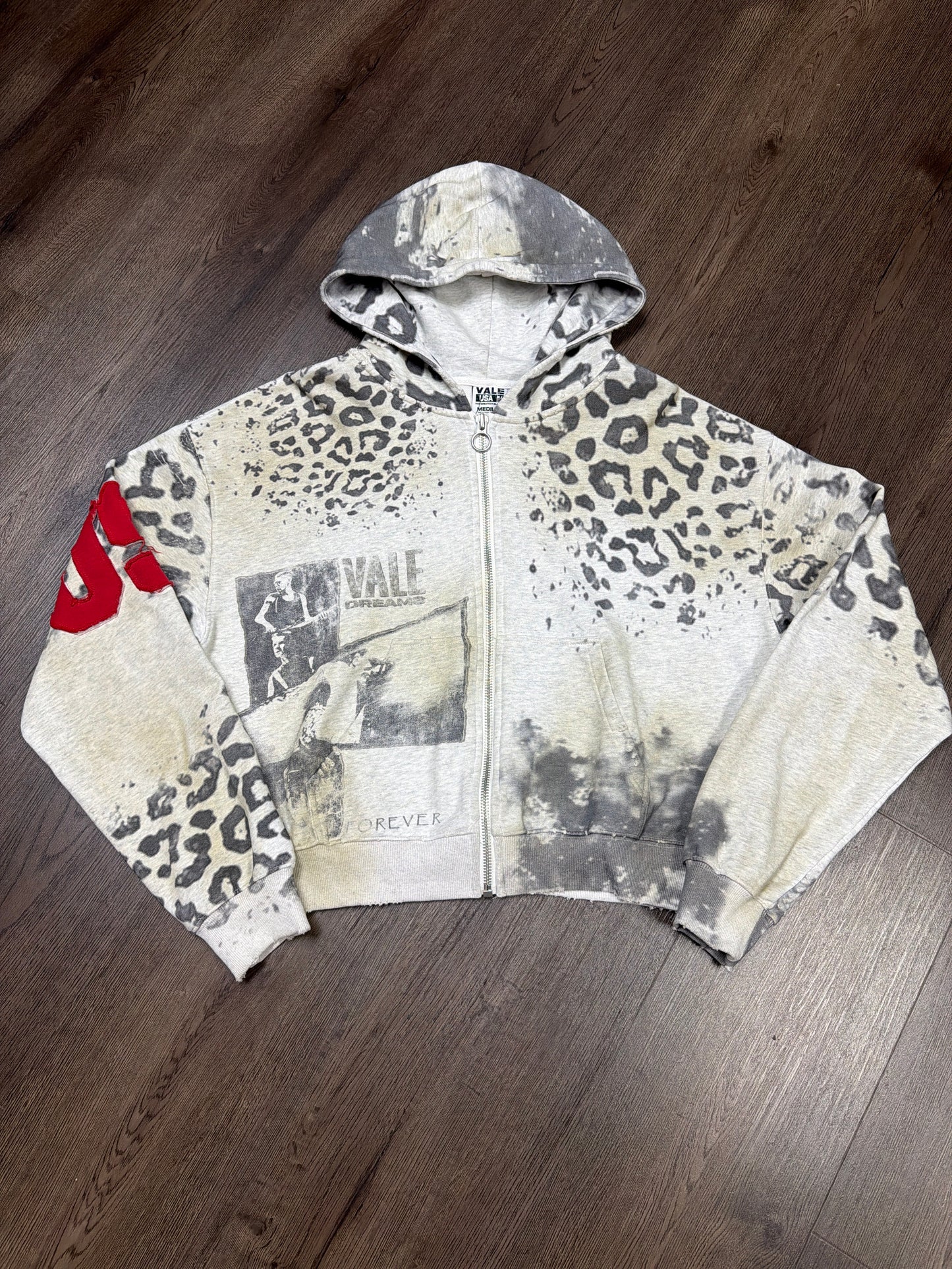 Valley Dreams Cheetah Print Zip Up