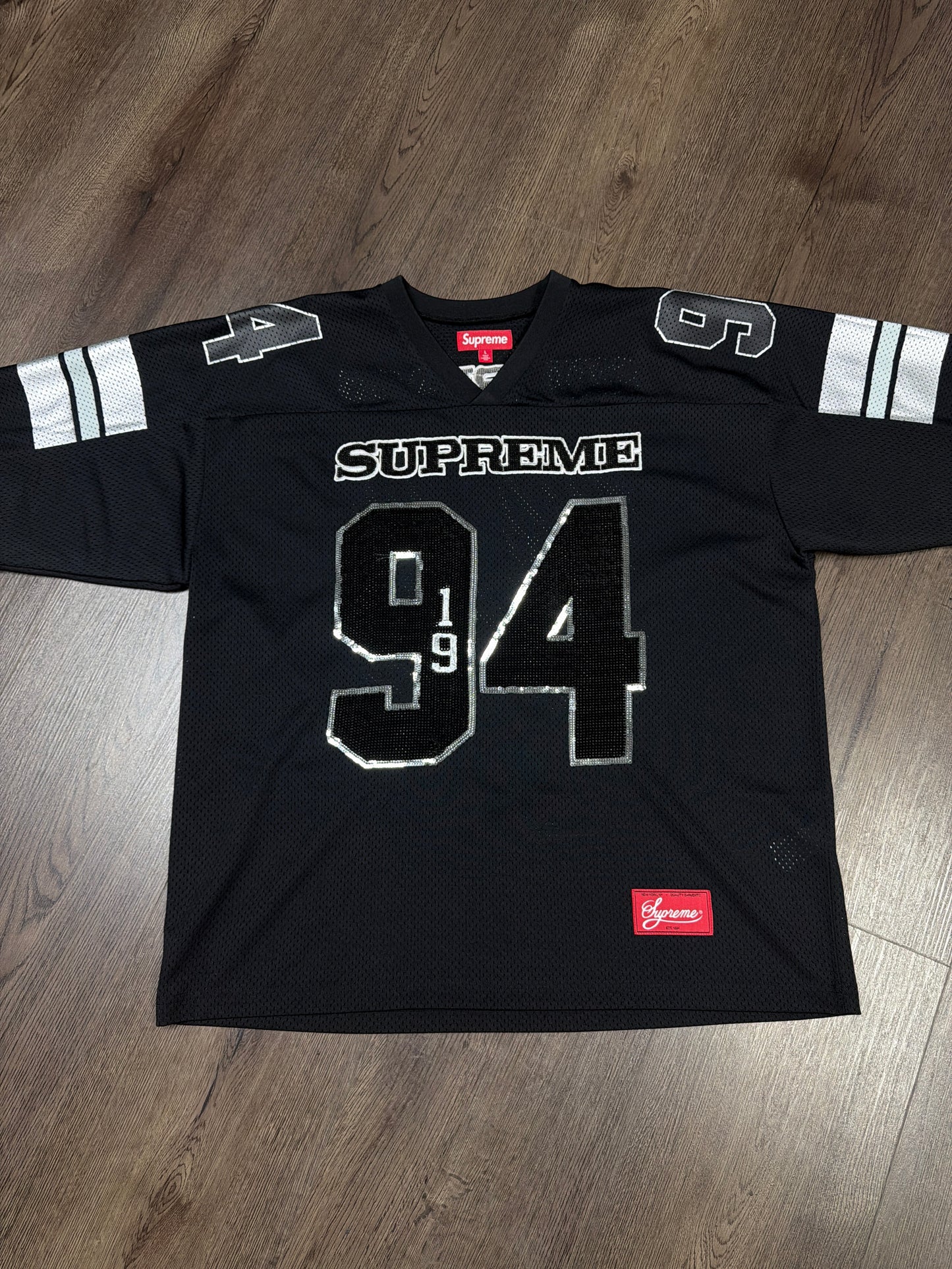 Supreme Sequin Football Jersey