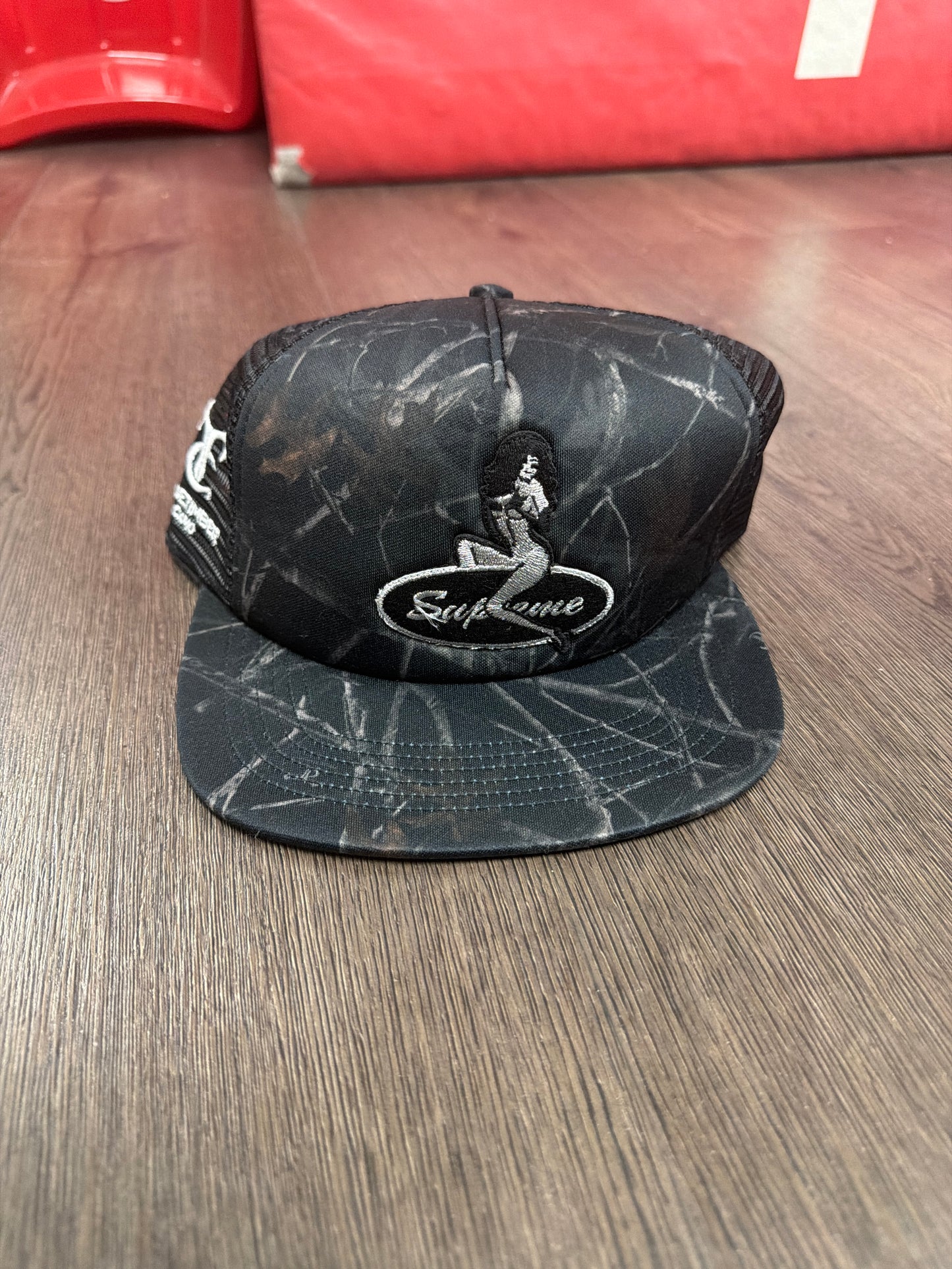 Supreme Pinup Black Camo Hat