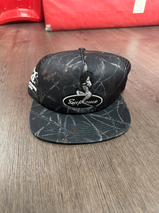 Supreme Pinup Black Camo Hat