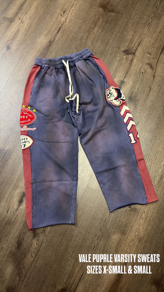 Valley Dreams Purple Varsity Sweats