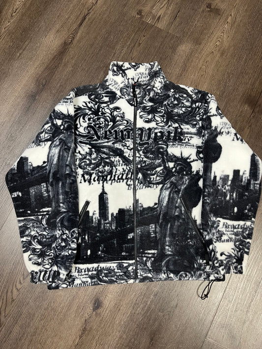 Supreme New York Fleece Fur Zip Up
