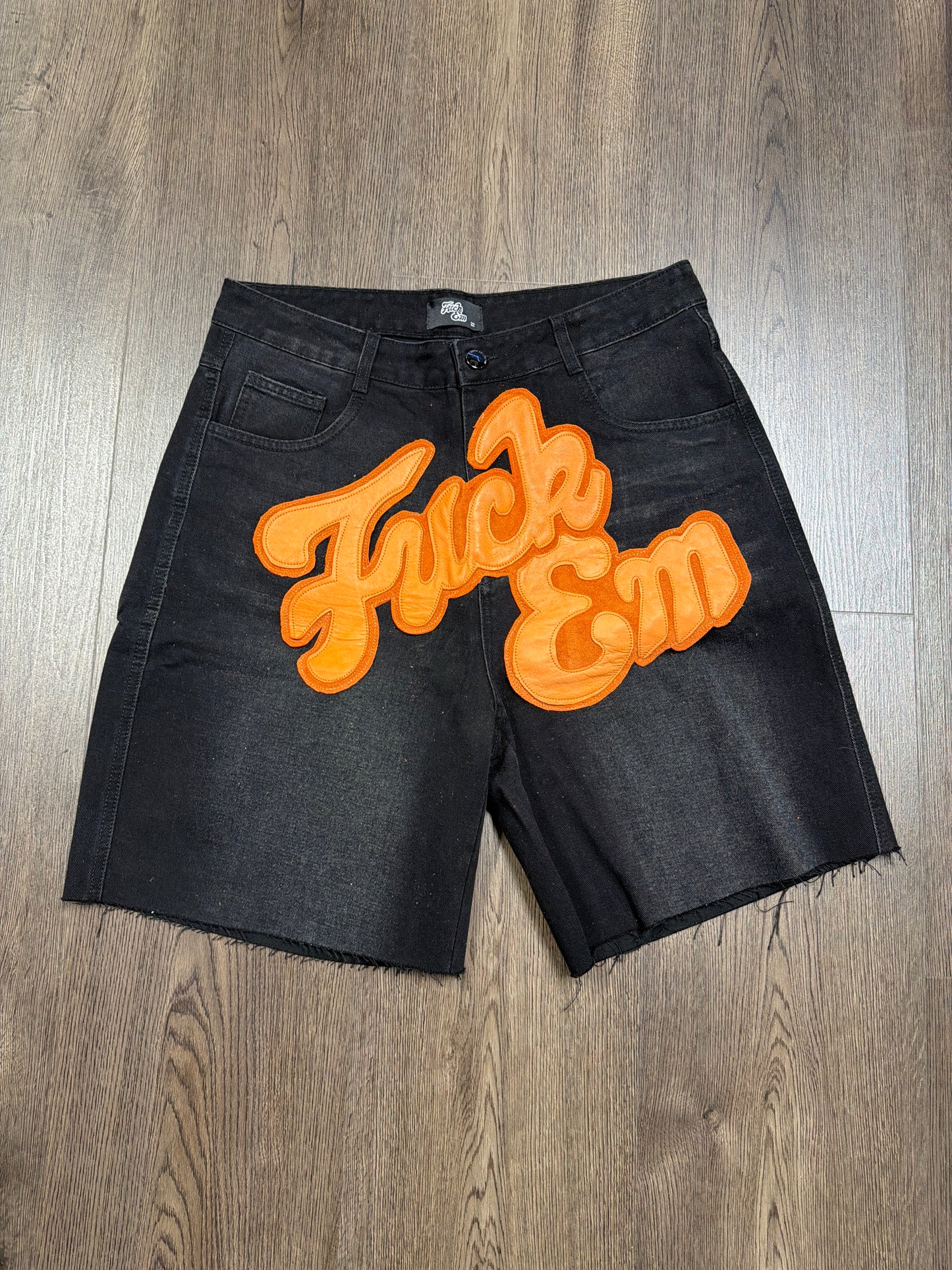 Fuck Em Jorts Orange Patch