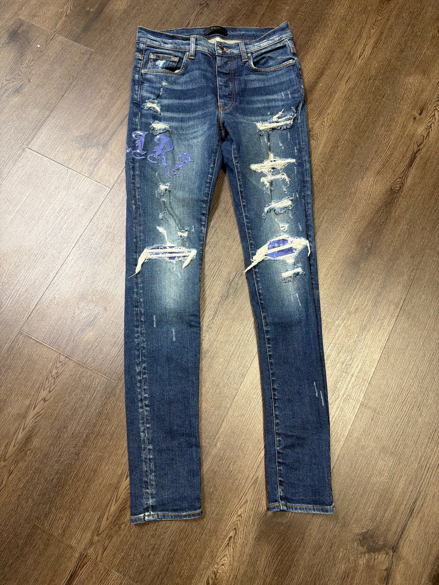Amiri MX 1 Blue Bandana
