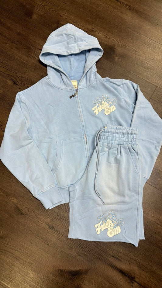 Fuck Em Baby Blue Double Patch Set
