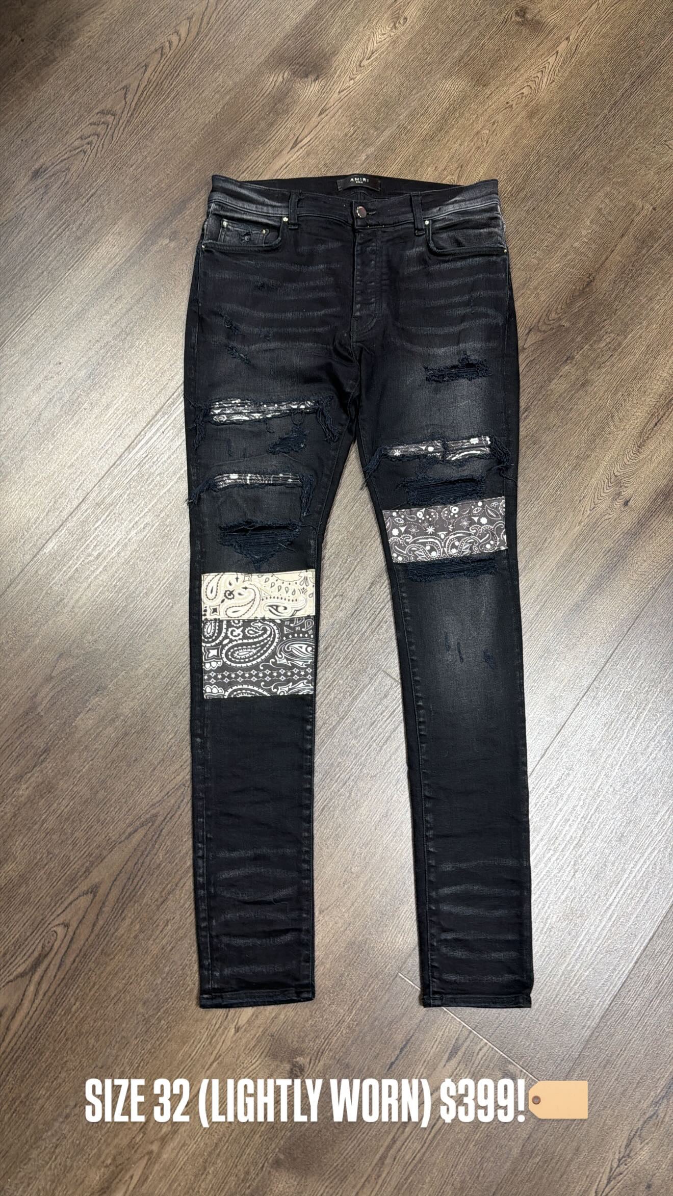 Amiri MX 1 Cream Bandana