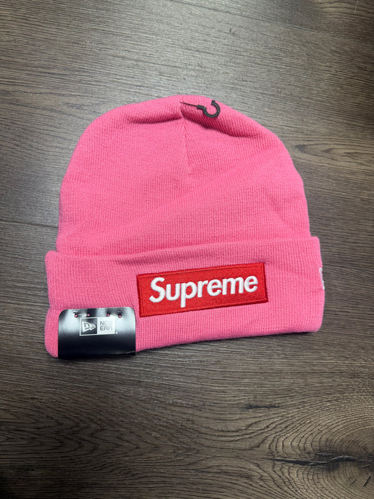 Supreme Pink Box Logo Beanie